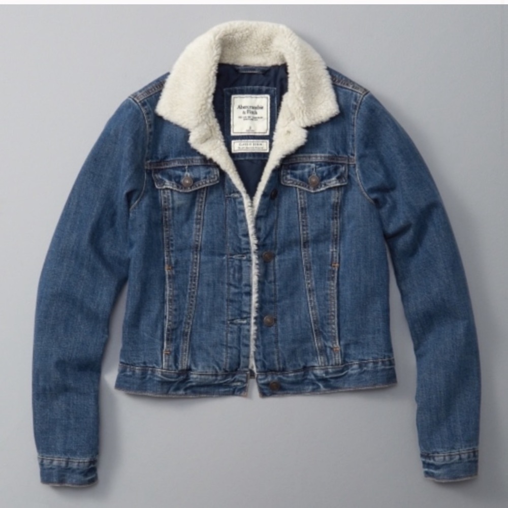 Abercrombie & Fitch Sherpa lined Jean jacket